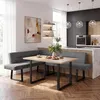BEAUTYSOFA | CRESTO – tmavě šedá rohová lavice, levá Náhled obrázku produktu 2