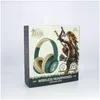 ZELDA Cuffia Over-Ear Wireless Condivisione luce LED Aux Anteprima dell’immagine prodotto 6