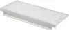 A metal filter for a kitchen hood is shown against a white background. Voir les images du produit