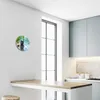 Glasuhr Wanduhr Küchenuhr Echt-Glas 30fi cm Steine  Produktbild-Vorschau 5