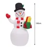 Aufblasbarer Schneemann,180cm Aufblasbares Weihnachten Produktbild-Vorschau 6
