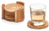 Ensemble de sept porte-verres Zeller, en bambou, 12,7 x 7 Voir les images du produit 7