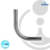 tecuro 90° Spülrohrbogen Ø 28 mm für WC-Druckspüler - Produktbild-Vorschau 2