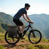 Wiltec taška na nosič na bicykel čierna, batoh na bicykel s Náhľad obrázku produktu 2