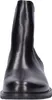 A front view of a black leather Chelsea boot. Voir les images du produit