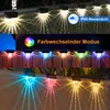 2 Stück LED Solar Zaunlicht Wandleuchte Außen Solarlampe 2 Produktbild-Vorschau 2