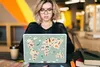 MuchoWow® Laptop Aufkleber Sticker Cover Erde - Weltkarte Produktbild-Vorschau 5