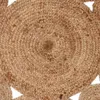 Okrągły dywanik boho 150 cm, ręcznie tkany z juty - Podgląd zdjęcia produktu 11