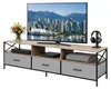 Relaxdays TV Lowboard, HxBxT: 50 x 170 x 40 cm, 3 Produktbild-Vorschau 1