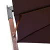 The Living Store Ampelschirm mit Mast Bordeauxrot 3x3 m Produktbild-Vorschau 5