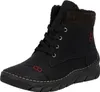 Rieker Damen Stiefelette warm gefüttert Ziernähte Webstoff Produktbild-Vorschau 1