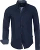 Brandneu Designer Leinen-Hemd CARISMA Navy uni CRM8339 SLIM Produktbild-Vorschau 1