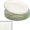A stack of plates with a grid pattern. Náhled obrázku produktu