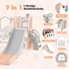 COSTWAY Kinder Rutsche, 7 in 1 Rutschenset mit Produktbild-Vorschau 4