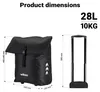 Wiltec Fahrrad-Trolley Gepäckträgertasche schwarz 30 x 15 x Produktbild-Vorschau 3