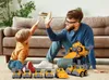 Malplay montážny robot 5 stavebných vozidiel stavebné Náhľad obrázku produktu 4