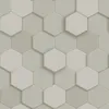 Origin Wallcoverings Tapete 3D Wabenmuster Hellgrau 53 cm x Produktbild-Vorschau 7