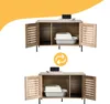 Relaxdays Szafka na kuwetę dla kota, zamek, przegroda, Podgląd zdjęcia produktu 5