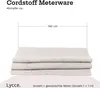 Cordstoff Meterware 1,40 m breiter Polsterstoff für Möbel Kissenbezüge DIY Zuschnitt beige Náhľad obrázku produktu