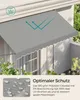 SONGMICS Klemmmarkise, Balkonmarkise, höhenverstellbar, mit Produktbild-Vorschau 4