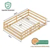 Letto a terra Montessori 140x200 cm Letto per bambini in Anteprima dell’immagine prodotto 4