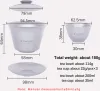 TOMSHOO Čajová souprava z čistého titanu s víčkem, miska, Náhled obrázku produktu 8