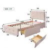 Fortuna Lai Polsterbett Doppelbett mit 2 Schublade Produktbild-Vorschau 3