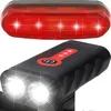 Lampka Rowerowa Led Przód 1800 Lumenów Mocna + Tył Podgląd zdjęcia produktu 1