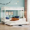 Fortuna Lai Etagenbett mit Ausziehbett, Metallbett Produktbild-Vorschau 1