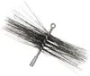 A chimney brush with stiff bristles and a metal threaded end, isolated on a white background. Náhled obrázku produktu
