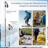 COSTWAY Alu Nordic Walking Stöcke Teleskop Wanderstock Produktbild-Vorschau 5