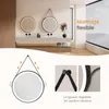 EMKE Miroir de salle de bain LED rond 70 cm de diamètre Voir les images du produit 8