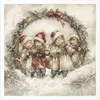 Set di carta di riso - Babbo Natale, bambini, Natale - Anteprima dell’immagine prodotto 9