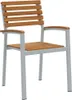 vidaXL Gartenstuhl 8 pcs Braun 56 x 57 x 87 cm Massivholz Produktbild-Vorschau 4