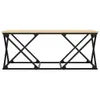 vidaXL Stolik kawowy dąb sonoma 100x49x40 cm materiał Podgląd zdjęcia produktu 4
