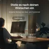 A person is using a dual monitor setup on a desk, with one monitor in landscape and the other in portrait orientation. Produktbild-Vorschau