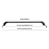 A diagram showing the dimensions of a roof rack crossbar. Produktbild-Vorschau