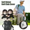 Golfschläger-Kopfbedeckung aus Plüsch, Affe, weiches Produktbild-Vorschau 3
