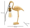 Lampa stołowa o Ferretti Flamingo, złota, 13x11,5x39,5 cm Podgląd zdjęcia produktu 9