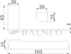 Balneo | Držiak na toaletný papier strieborný INOX z Náhľad obrázku produktu 3