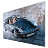Wandbild Porsche 911 black 3D Metallbild Unikat Relief Bild Produktbild-Vorschau 4