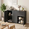 HOMCOM Sideboard Aufbewahrungsschrank Mehrzweckschrank mit Produktbild-Vorschau 8