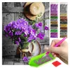 ARTULIO Diamond Painting Set – Vase mit lilafarbenen Blumen Produktbild-Vorschau 1
