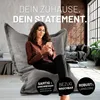 LUMALAND Sitzsack Classic XXL Cord 380 L - 140 x 180 cm - Produktbild-Vorschau 3