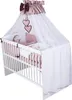 KMbaby Babybett Tany weiss 120x60 mit 10tlg Bettwäsche Set Produktbild-Vorschau 1