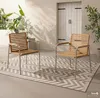 home24 Stapelstuhl - 2er-Set - Teak Massiv / Edelstahl - Produktbild-Vorschau 1