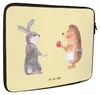 Mr. & Mrs. Panda Laptop Tasche Hase Igel 27 x 36 cm - Gelb Produktbild-Vorschau 3