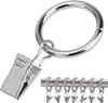 Gardinenringe mit Clips (Φ25 mm) (50er-Pack) – Produktbild-Vorschau 1