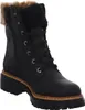A black lace-up boot with a fur lining. Anteprima dell’immagine prodotto