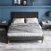 Sweiko Lit rembourré Lit double 140x200cm avec tête de lit Voir les images du produit 2